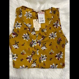 Yellow flower top